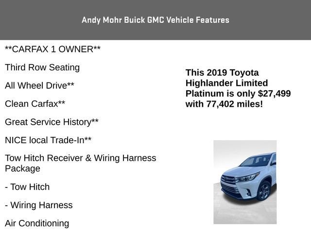 2019 Toyota Highlander Limited