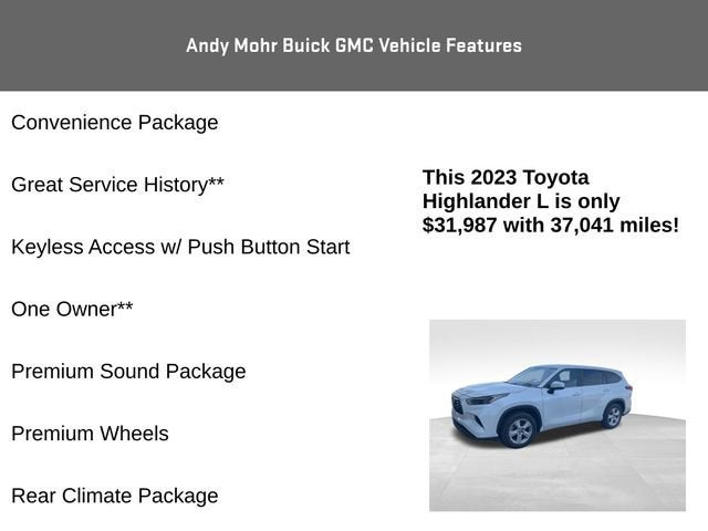 2023 Toyota Highlander L