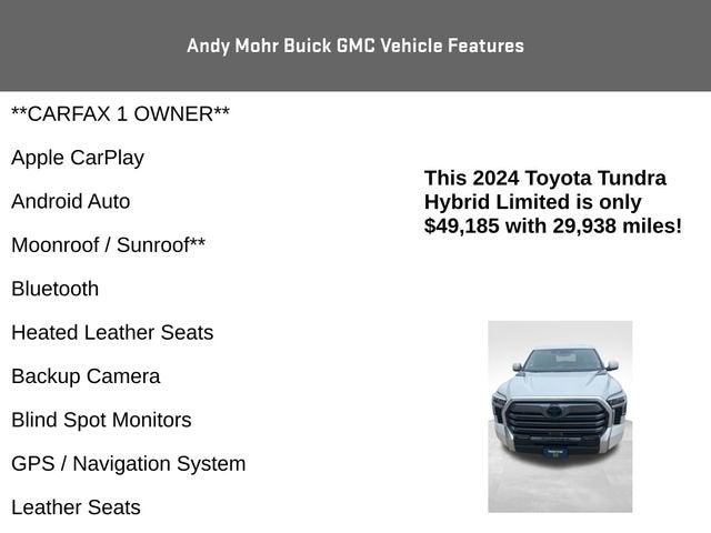 2024 Toyota Tundra 4WD Limited Hybrid