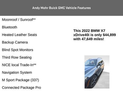 2022 BMW X7 xDrive40i