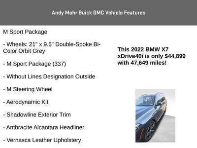 2022 BMW X7 xDrive40i