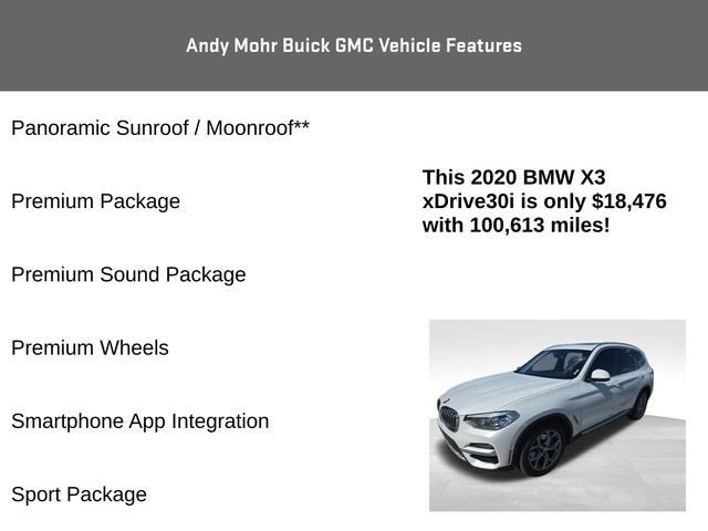 2020 BMW X3 xDrive30i