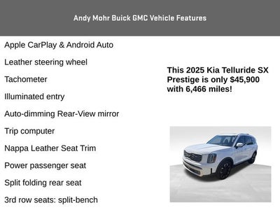 2025 Kia Telluride SX-Prestige