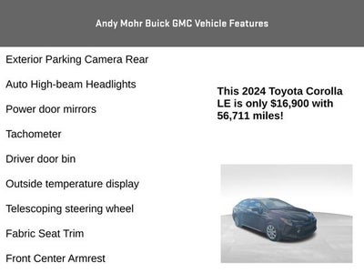 2024 Toyota Corolla LE