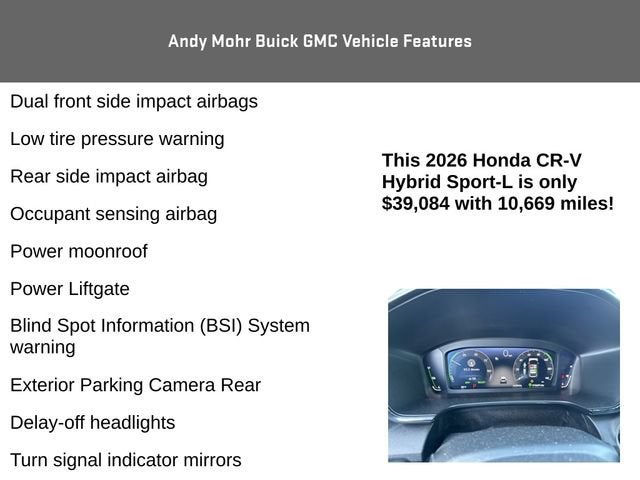 2026 Honda CR-V Hybrid Sport-L
