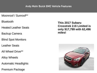 2017 Subaru Crosstrek Limited