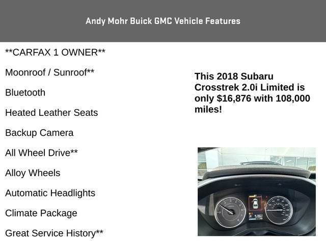 2018 Subaru Crosstrek Limited