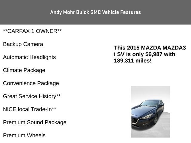 2015 Mazda Mazda3 i SV