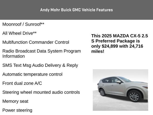 2025 Mazda Mazda CX-5 2.5 S Preferred Package