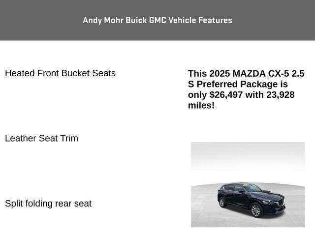 2025 Mazda Mazda CX-5 2.5 S Preferred Package