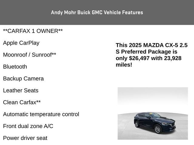2025 Mazda Mazda CX-5 2.5 S Preferred Package