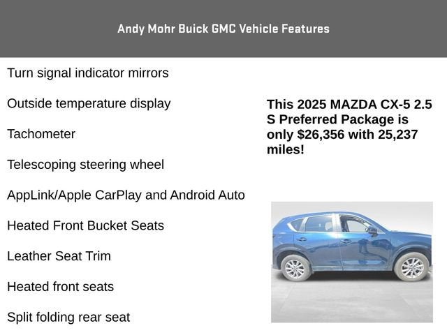 2025 Mazda Mazda CX-5 2.5 S Preferred Package