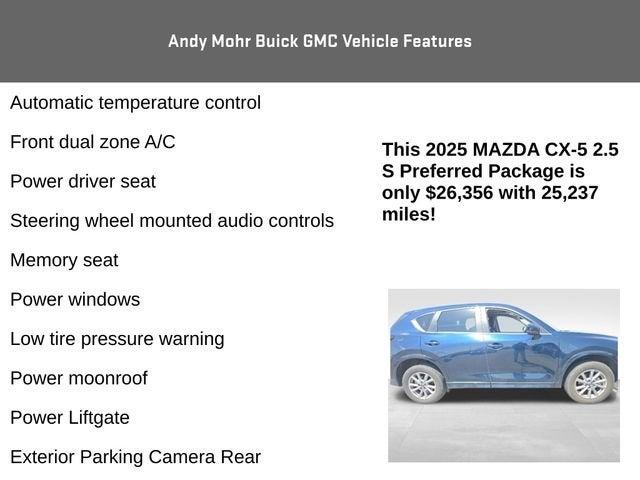 2025 Mazda Mazda CX-5 2.5 S Preferred Package