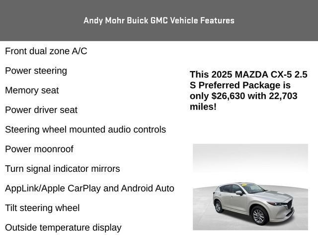 2025 Mazda Mazda CX-5 2.5 S Preferred Package