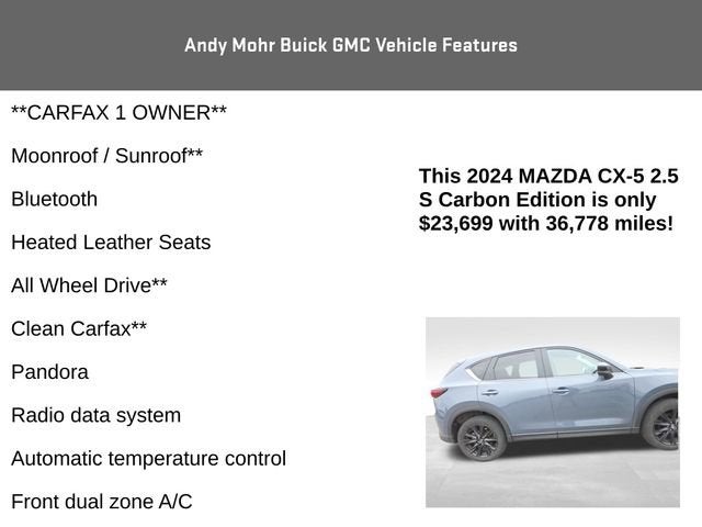 2024 Mazda Mazda CX-5 2.5 S Carbon Edition