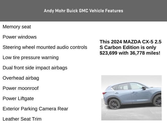 2024 Mazda Mazda CX-5 2.5 S Carbon Edition