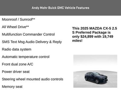 2025 Mazda Mazda CX-5 2.5 S Preferred Package