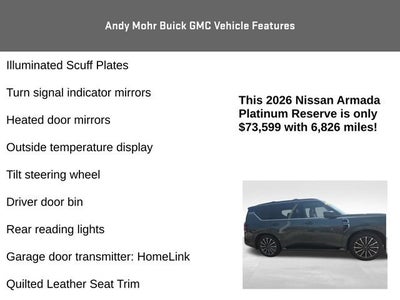 2026 Nissan Armada Platinum Reserve