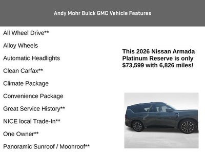 2026 Nissan Armada Platinum Reserve