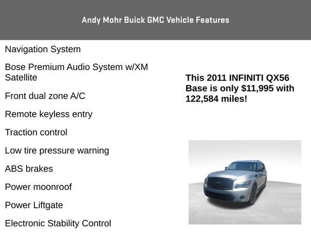 2011 INFINITI QX56 8-passenger