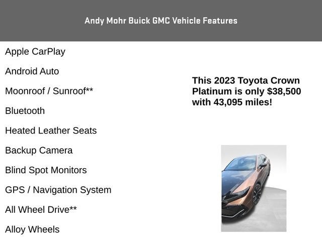 2023 Toyota Crown Platinum