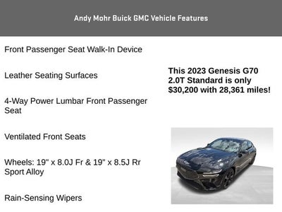 2023 Genesis G70 2.0T