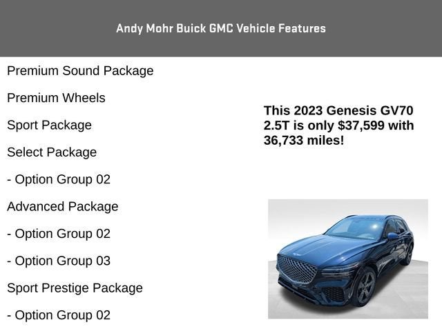 2023 Genesis GV70 2.5T