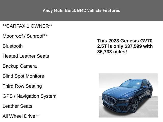2023 Genesis GV70 2.5T