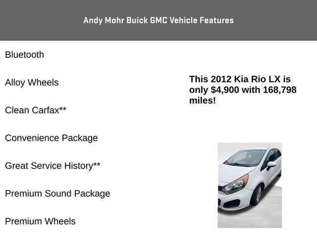 2012 Kia Rio LX