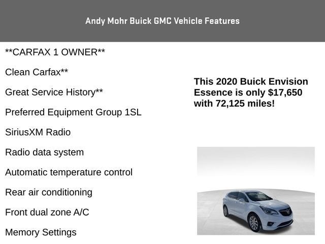 2020 Buick Envision Essence Group