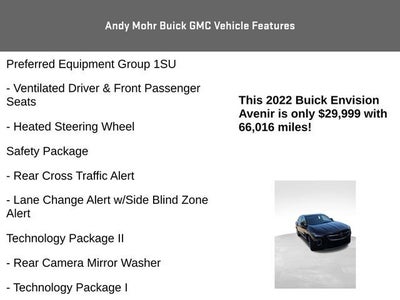 2022 Buick Envision Avenir