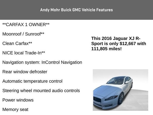 2016 Jaguar XJ R-Sport