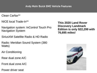2020 Land Rover Discovery Landmark Edition