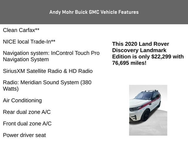 2020 Land Rover Discovery Landmark Edition
