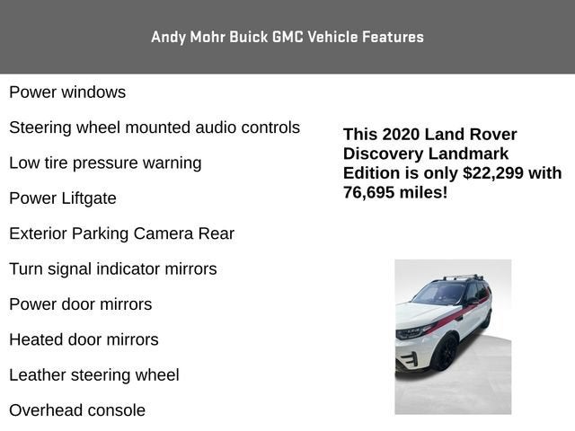2020 Land Rover Discovery Landmark Edition