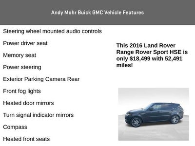 2016 Land Rover Range Rover Sport V6 HSE