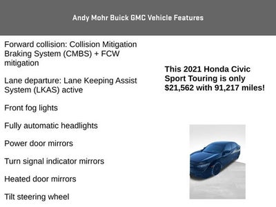 2021 Honda Civic Hatchback Sport Touring