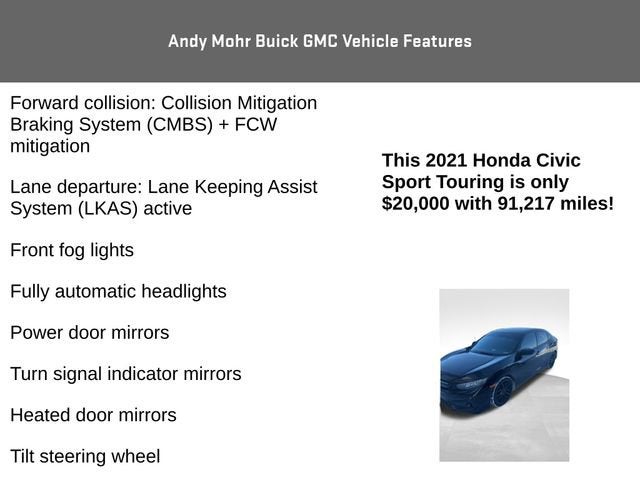 2021 Honda Civic Hatchback Sport Touring