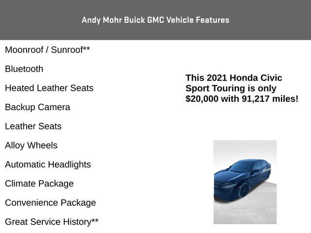 2021 Honda Civic Hatchback Sport Touring