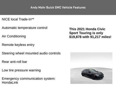 2021 Honda Civic Hatchback Sport Touring