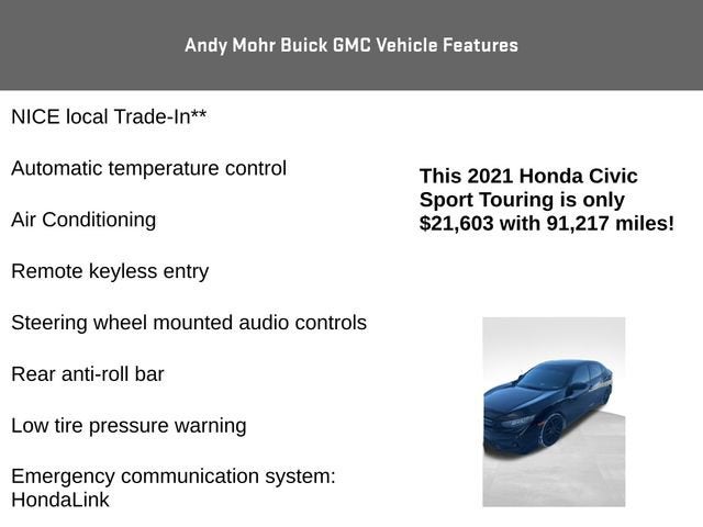 2021 Honda Civic Hatchback Sport Touring