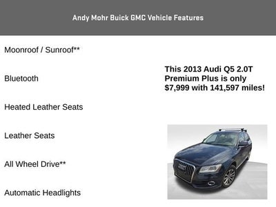 2013 Audi Q5 Premium Plus