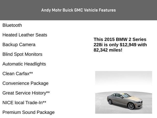 2015 BMW 2 Series 228i