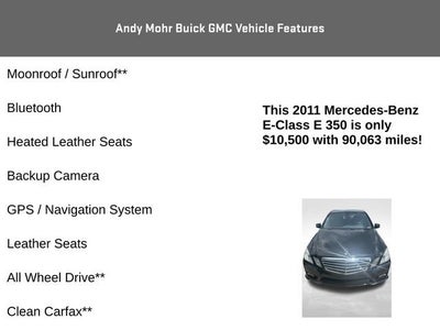 2011 Mercedes-Benz E-Class E 350 Luxury
