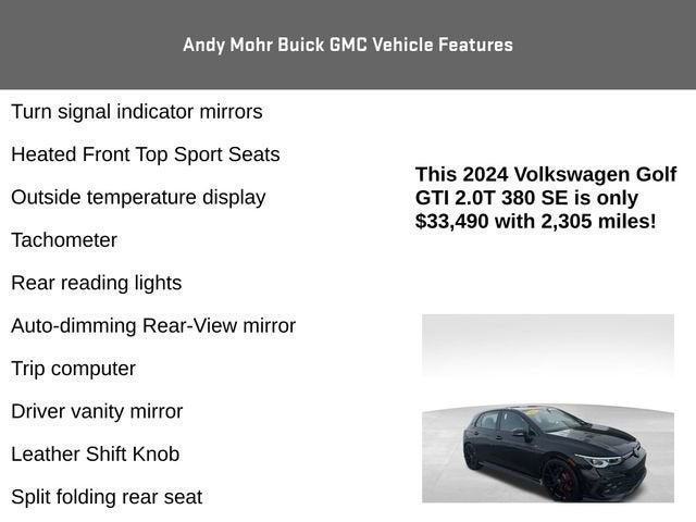 2024 Volkswagen Golf GTI 380 SE