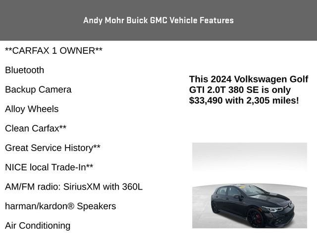 2024 Volkswagen Golf GTI 380 SE