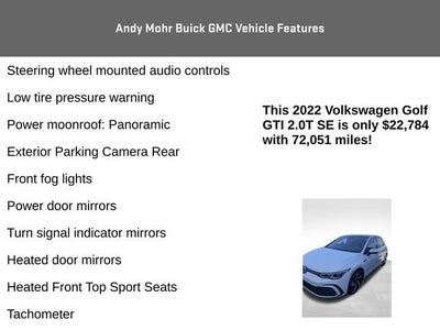 2022 Volkswagen Golf GTI SE