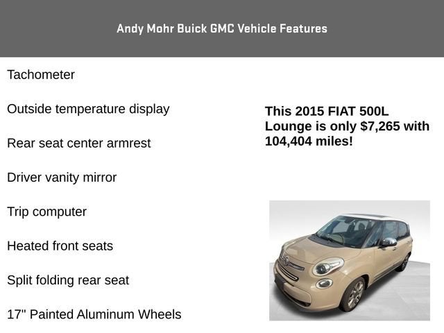 2015 FIAT 500L Lounge