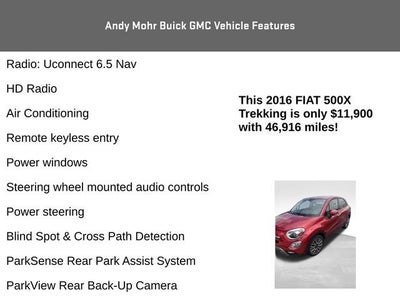 2016 FIAT 500X Trekking