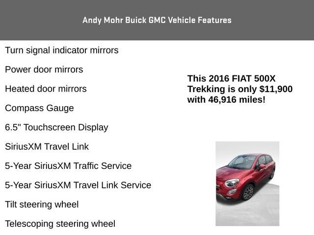 2016 FIAT 500X Trekking